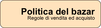 Politica del bazar Regole di vendita ed acquisto