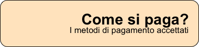 Come si paga? I metodi di pagamento accettati