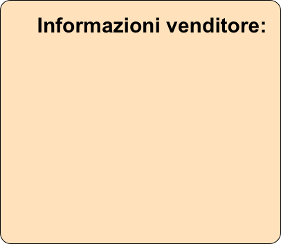 Informazioni venditore:
