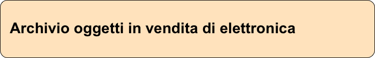 Archivio oggetti in vendita di elettronica 
